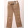 ANDRÉ ZECHMANN Vegane Damen Lederhose lang Brown/Sand Gr. 34