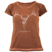 ANDRÉ ZECHMANN Deer Vintage Damen kurzarm T-Shirt