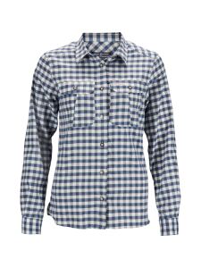AMUNDSEN FLANNEL Shirt Damen Hemd chequred blue S