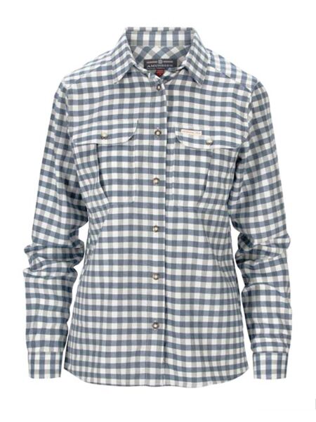 AMUNDSEN FLANNEL SHIRT WOMENS | L | grau