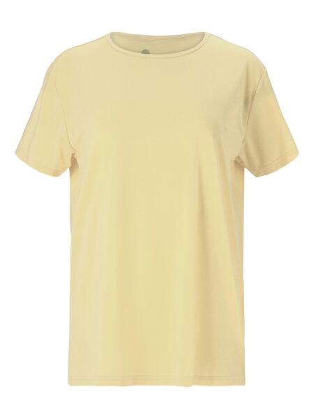 ATHLECIA Lizzy W Slub S/S Tee Damen T-Shirt Lemon Icing Gr. 42