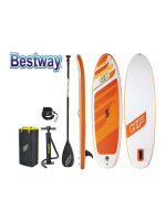 BESTWAY AQUA JOURNEY INFLATABLE STAND UP PADDLE BOARD SET...