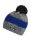 EISBÄR Styler Pompon Mütze (809)schwarz-weissmele-bl
