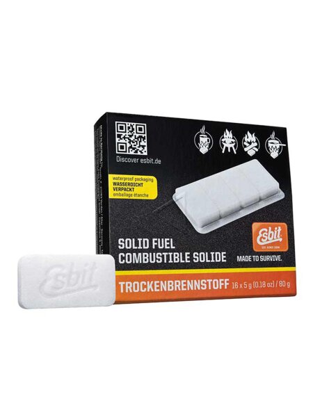 ESBIT TROCKENBRENNSTOFF TABLETTEN 16X5G | O/S | weiss