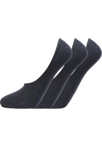 ENDURANCE Livio Silicone Sneaker Socks 3-Pack | 43-47 | schwarz