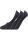 ENDURANCE Livio Silicone Sneaker Socks 3-Pack | 43-47 | schwarz