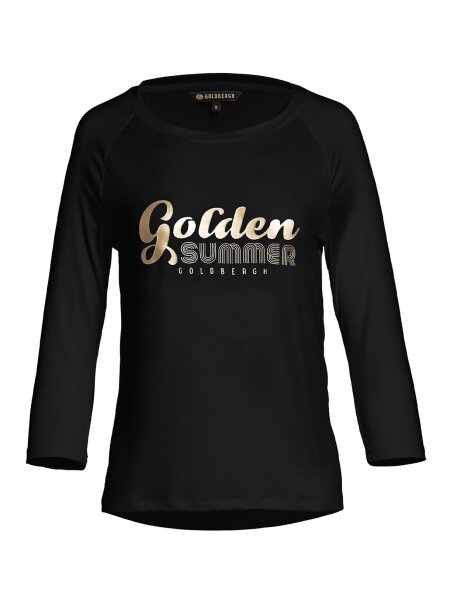 GOLDBERGH NOVA W 3/4 Sleeve Damen Top black Gr. S