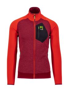 KARPOS Odle Herren Fleece Biking Red/Grenadine Gr. M