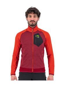 KARPOS Odle Herren Fleece Biking Red/Grenadine Gr. M