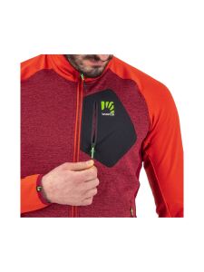 KARPOS Odle Herren Fleece Biking Red/Grenadine Gr. M