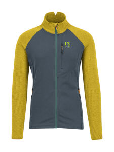 KARPOS Pizzocco Evo Full Zip Herren Fleece Jacke Dark Slate/LEMON CURRY Gr. L