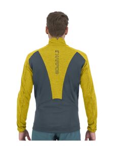 KARPOS Pizzocco Evo Full Zip Herren Fleece Jacke Dark Slate/LEMON CURRY Gr. L