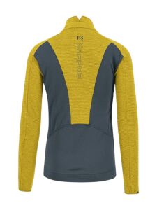 KARPOS Pizzocco Evo Full Zip Herren Fleece Jacke Dark Slate/LEMON CURRY Gr. L
