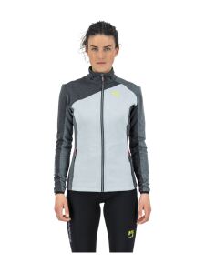 KARPOS Federa Full Zip Damen Fleece Dusty Blue/Black/Dark Grey S