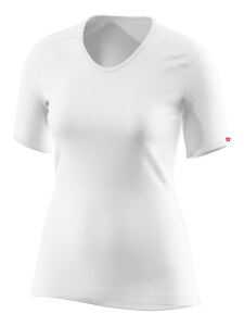 LÖFFLER Damen Kurzarm Shirt Transtex Warm | 34 | weiss