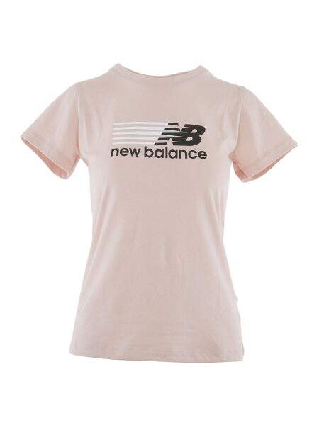 NEW BALANCE W NB Classic Tee | L | pink