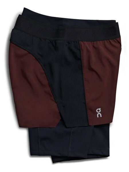 ON ACTIVE SHORTS Mulberry | Black Gr. XS