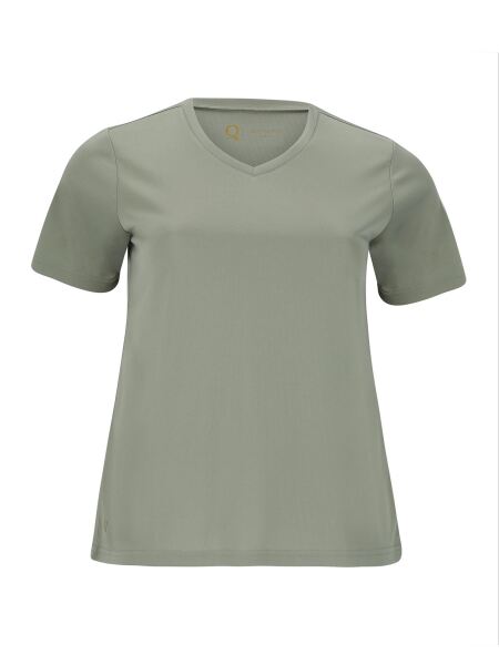 Q SPORTSWEAR Annabelle W S/S Tee Damen T-Shirt | Q4/52 | (3120)Shadow