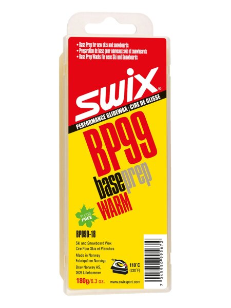 SWIX BP99 Base Prep Soft, 180g Skiwachs yellow