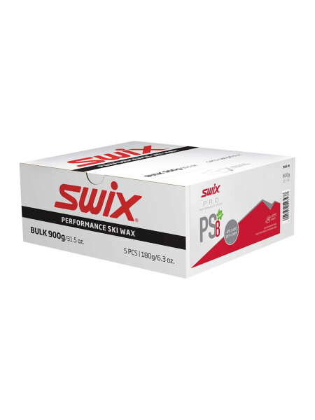 SWIX PS8 Red, -4°C/+4°C, 900g Skiwachs Rot