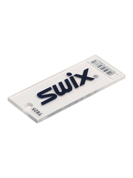 SWIX T825D Plexi scraper 5mm Abziehklinge Skiservice Zubehör Transparent