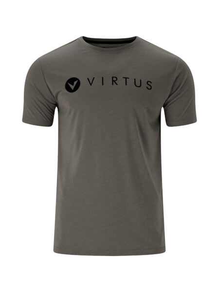 VIRTUS Edwardo M S/S Logo Tee | M | Dark Shadow