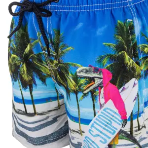 ZIGZAG Dino Boardshorts Kinder Badeshorts | 104/4J | mehrfarbig