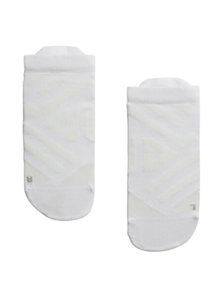 ON Performance Low Sock W White | Ivory Gr. 42-43