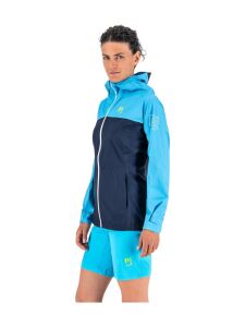 KARPOS Lot Rain Damen Regenjacke Sky Captain/Blue Atoll L