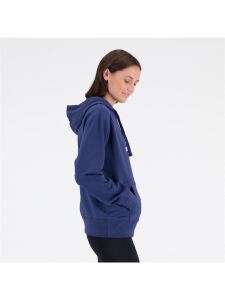 NEW BALANCE Essentials Stacked Logo Damen Kapuzenpullover nb navy S