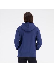 NEW BALANCE Essentials Stacked Logo Damen Kapuzenpullover nb navy S
