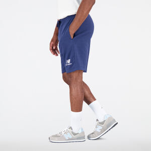 NEW BALANCE Essentials Stacked Logo Short | M | blau