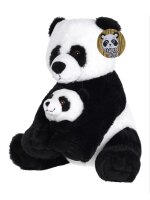 GIRST Plüsch Pandabär mit Baby