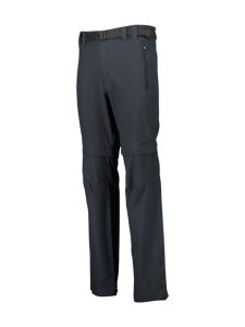 CMP Zip Off Pant Herren Trekking Hose mit Dry-Function-Technologie grau 48
