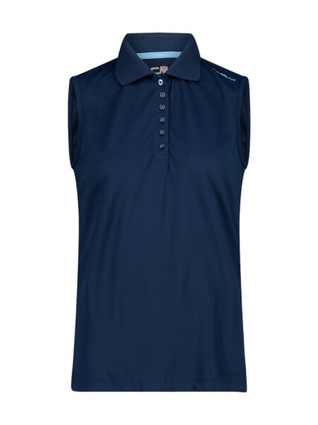 CMP Damen Polo Sleeveless Shirt ärmellos Blue-Cielo 34