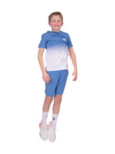 BIDI BADU Crew Gradiant Jr Tee Jungen Shirt blue-white Gr. 140/10J