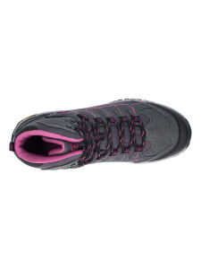 BRÜTTING Hochwurzen Wanderschuhe hoch grau/schwarz/pink EU 38