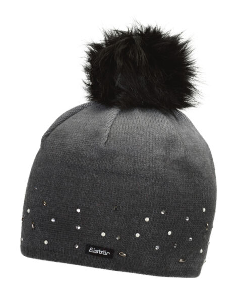 EISBÄR Dip Dye Lux Crystal Mütze schwarz-graumele/schwarz