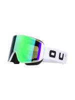 OUT OF Katana White Green MCI Skibrille | O/S | weiss