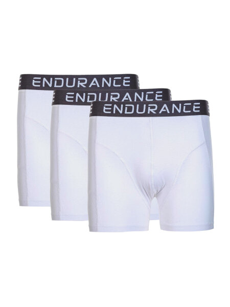 ENDURANCE Burke M Herren Boxershorts 3-Pack | L | weiss