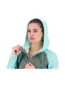 KARPOS Camoscio Damen Full Zip Hoodie Thyme/AQUA Ski Gr. XS
