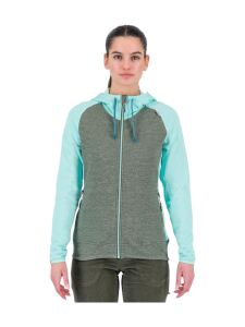 KARPOS Camoscio Damen Full Zip Hoodie Thyme/AQUA Ski Gr. XS