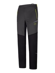 LA SPORTIVA Ikarus Pant Herren Skitouren Hose | L | Black/Lime Punch