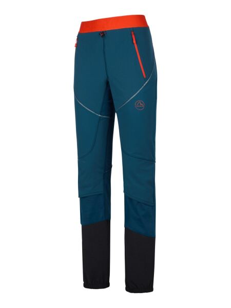 LA SPORTIVA Kyril Pant Damen Tourenhose | XS | Storm Blue/Cherry Tomato