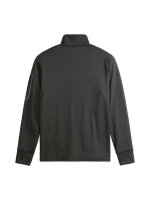 PICTURE BAKE GRID 1/4 Herren Fleecepullover | L | schwarz