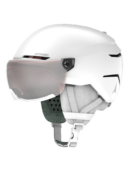 ATOMIC Savor Visor Flash Lens Junior Skihelm | 48-52cm | weiss