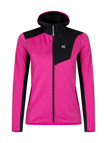 MONTURA Thermal Grid Pro Hoody Maglia Damen Midl | L | pink