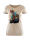 ANDRÉ ZECHMANN Flowerd Boots Damen T-Shirt Gr. 36/S beige