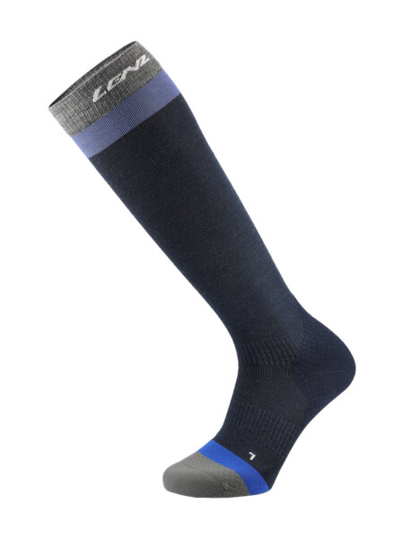 LENZ Merino Compression 1 Skisocken | 35-38 | blau