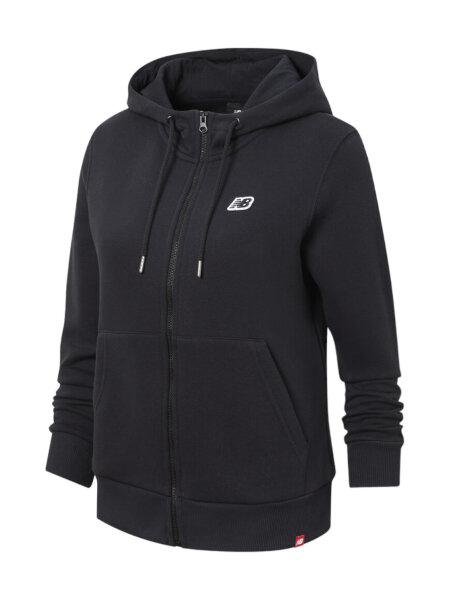 NEW BALANCE Small Logo Zip Hoodie Damen Sweater | L | schwarz